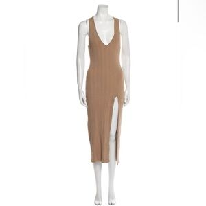 Michael Costello x Revolve V-Neck Midi Length Dress